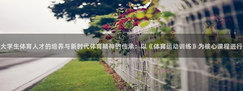 xc体育：大学生体育人才的培养与新时代体育精神的传承：以《体育运动训练》为核心课程进行